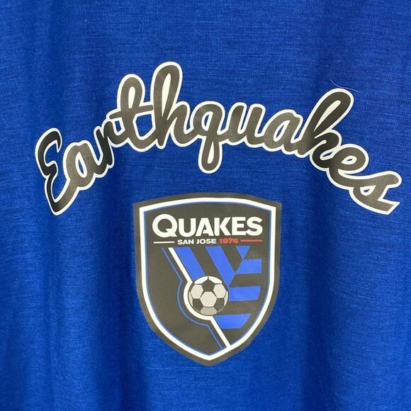 MLS Earthquakes Soccer Futbol T Shirt Size Large NWT - Picture 2 of 7